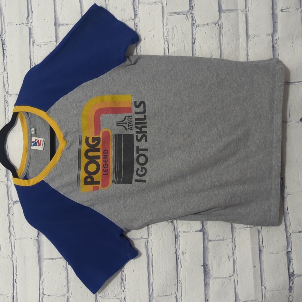 Atari Pong Legend I got skills Junk Food Brand T Shirt Men's Size Small